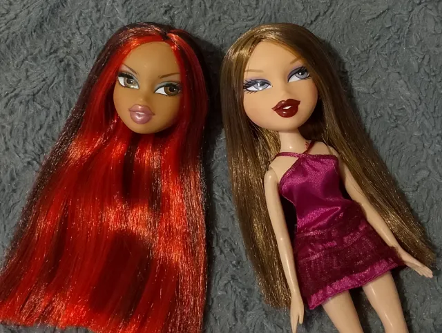Lote Bratz: Muñeca y Cabeza