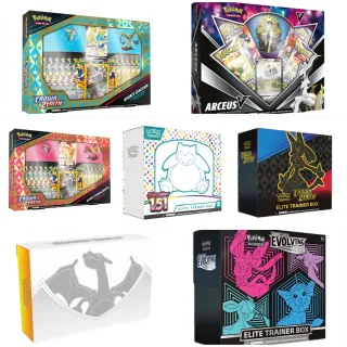 Lote de productos Pokemon TCG sellados