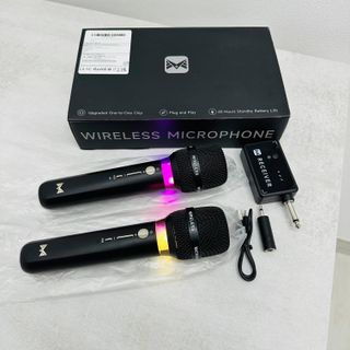 Microfoni Wireless Karaoke LED Duo Nuovi