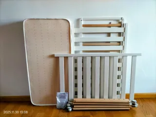 Cuna colecho Cotinfant 60 x 120 cm blanca