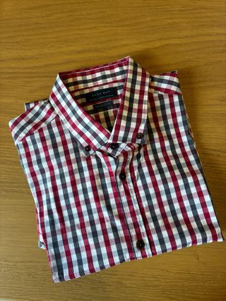 Camisa cuadros Zara