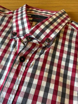 Camisa cuadros Zara