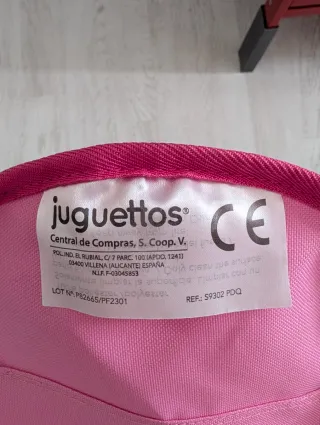 Carrito de juguete rosa JUGUETTOS