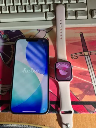 iPhone 14 Plus Viola e Apple Watch Series 9 45mm