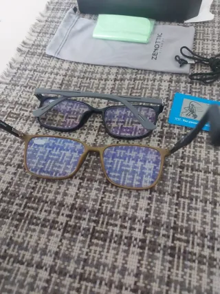 Gafas de Ver Zenottic +2.50 (Negras y Marrones)