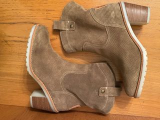 PANAMA JACK - botas tacón beige 39