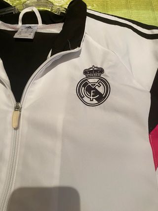 Chándal Real Madrid Adidas Blanco y Rosa