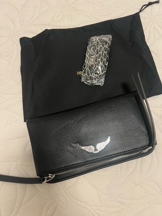 Bolso Zadig & Voltaire negro con alas