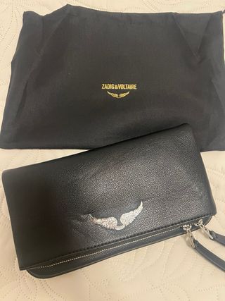 Bolso Zadig & Voltaire negro con alas