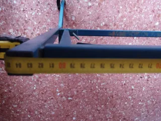 2 caballetes de obra metálico azul