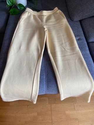 Pantalones chándal anchos mujer