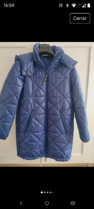 Abrigo Bimba y Lola Azul Talla XS