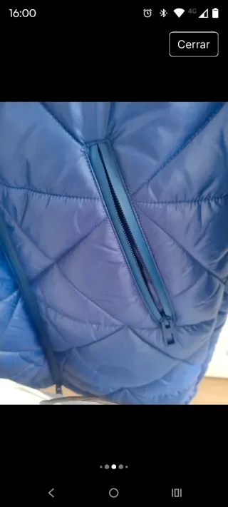 Abrigo Bimba y Lola Azul Talla XS