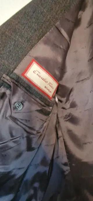 Chaqueta Caballero Emidio Tucci Gris y Marrón, 58