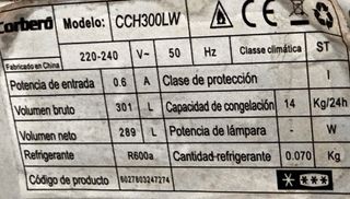 Congelatore a pozzetto bianco