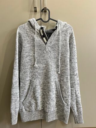 Jersey de punto cálido gris