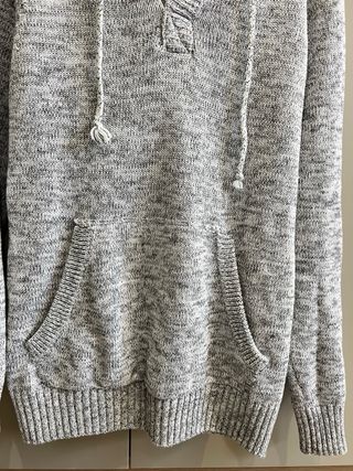 Jersey de punto cálido gris