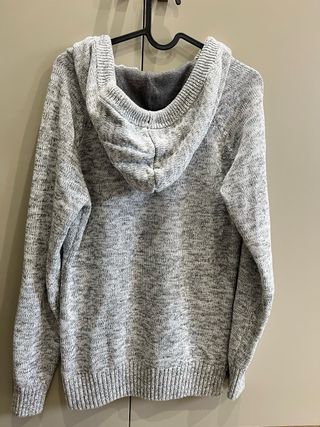 Jersey de punto cálido gris