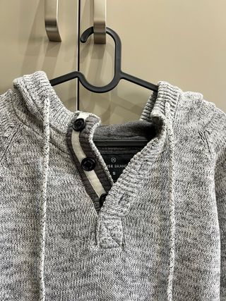 Jersey de punto cálido gris