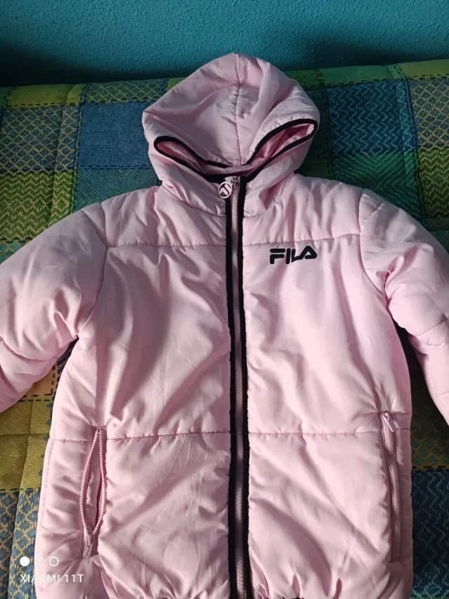 Chaqueta Fila acolchada rosa talla 12 años