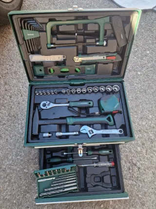 Caja de herramientas Parkside verde   N*2