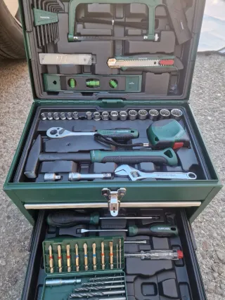 Caja de herramientas Parkside verde   N*2