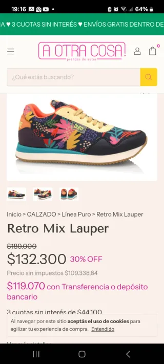 Zapatillas Puro Multicolor Talla X