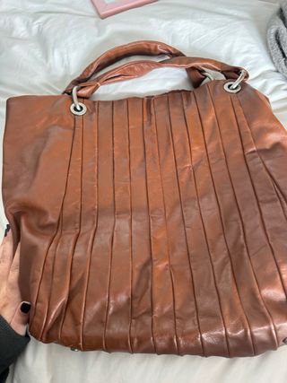 Bolso Bimba y Lola Marrón Grande Vintage