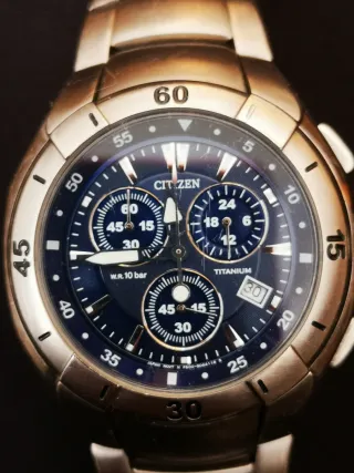 Reloj Citizen OF Action Titanio Azul