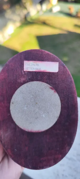 Statuetta cane setter