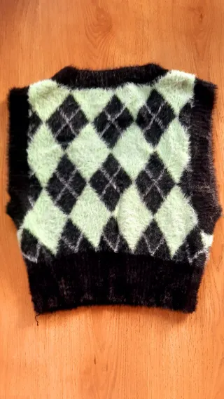 Chaleco Bershka Argyle Talla S