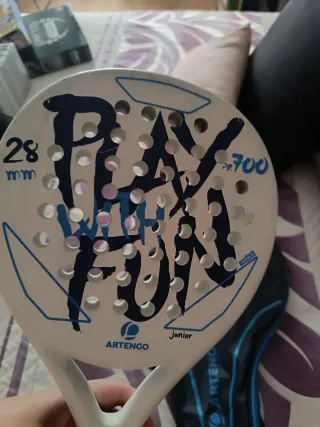 Pala pádel infantil Artengo y funda