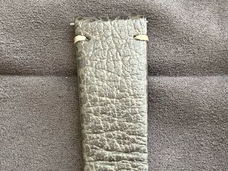 Correa Piel King Seiko 19mm Gris