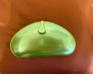 Bolso de fiesta de carey verde y dorado