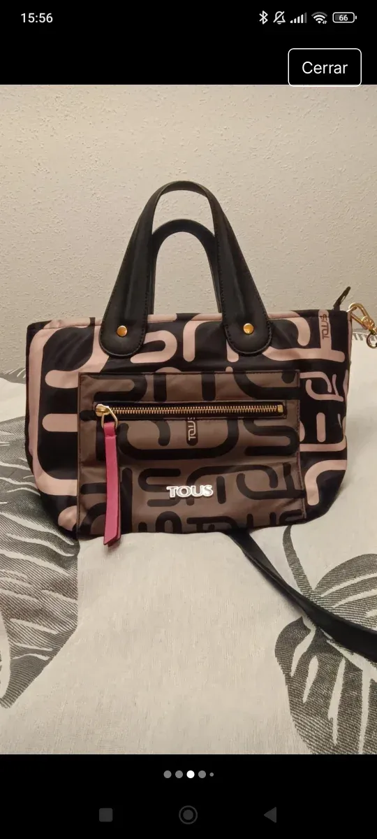 Bolso Tous Marrón y Rosa
