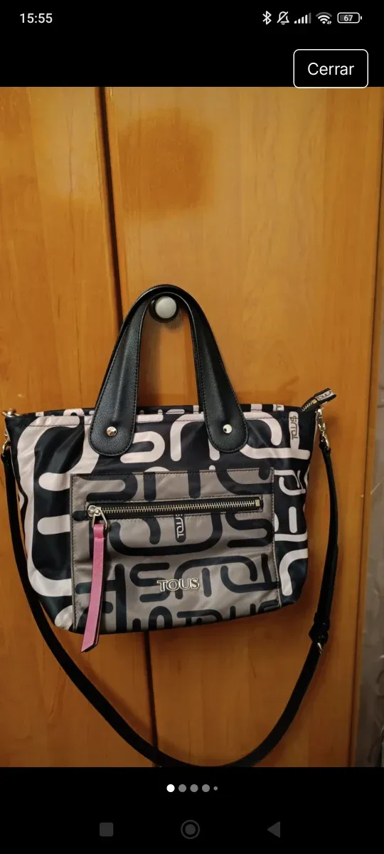 Bolso Tous Marrón y Rosa