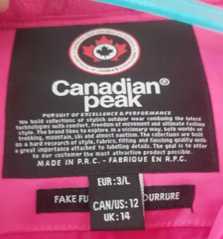 Parka Invierno Mujer Canadian Peak Rosa
