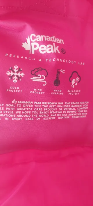 Parka Invierno Mujer Canadian Peak Rosa