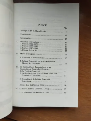 La política comercial de Venezuela