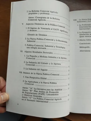 La política comercial de Venezuela