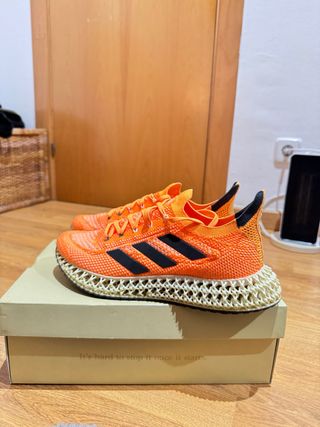 Zapatillas Adidas Hombre Naranja y Negro
