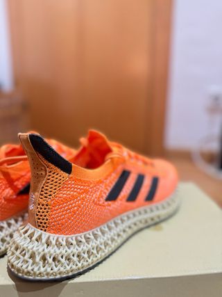 Zapatillas Adidas Hombre Naranja y Negro