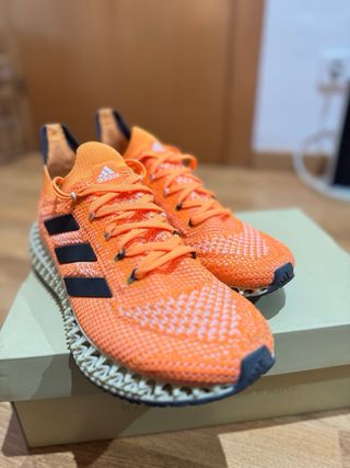 Zapatillas Adidas Hombre Naranja y Negro