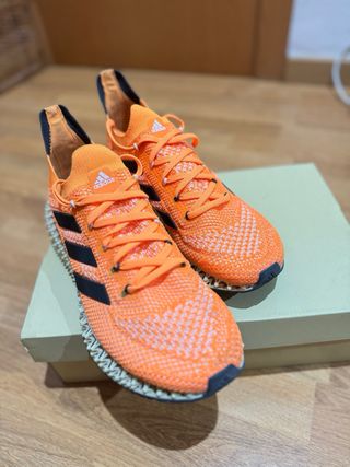 Zapatillas Adidas Hombre Naranja y Negro
