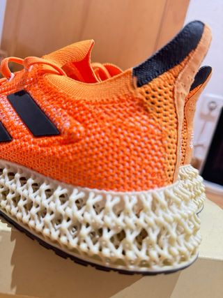 Zapatillas Adidas Hombre Naranja y Negro