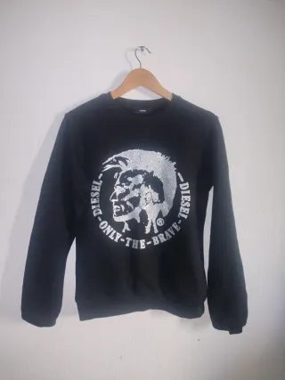 Sudadera Diesel S Negra Hombre