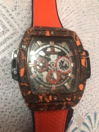 Reloj caballero Marrón Naranja