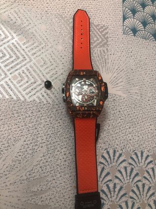 Reloj caballero Marrón Naranja