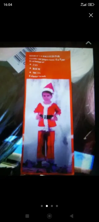 Disfraz Papa Noel 4-5 años