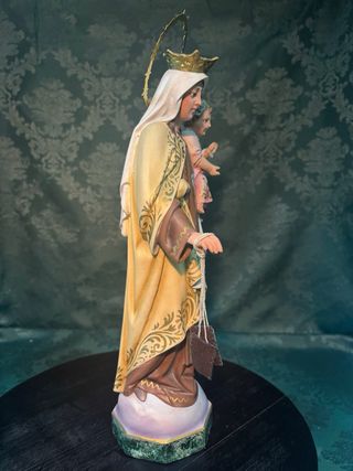 Virgen del Carmen de Olot de 35 cm de altura